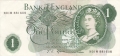 Bank Of England 1 Pound Notes Portrait 1 Pound, N01M